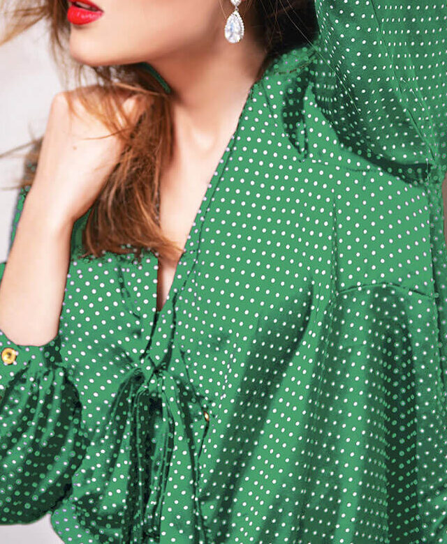 Stylish Green Top For Women